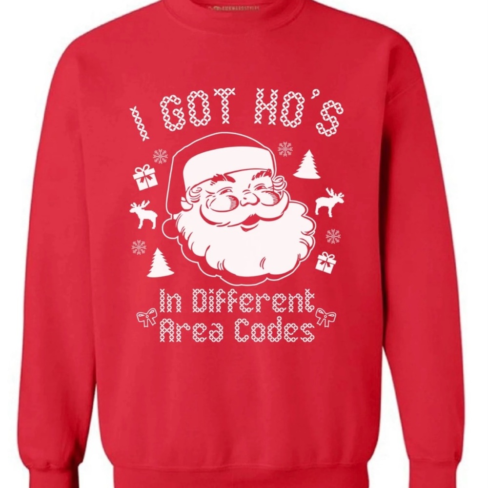 New L ugly Christmas sweater sweatshirt